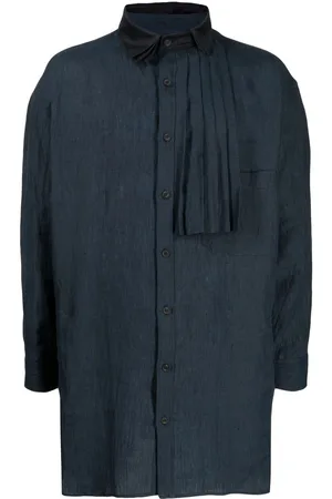 YOHJI YAMAMOTO Pleated-detail cotton shirt
