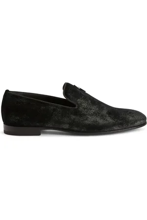 Giuseppe Zanotti Velvet slip-on loafers