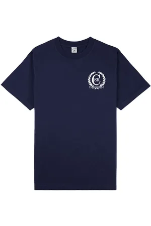 Sporty & Rich C-crest logo-print T-shirt