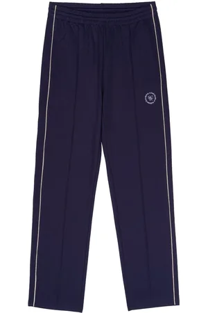 Sporty & Rich Logo-embroidered track pants