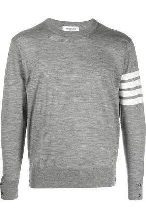 Thom Browne 4-Bar crew neck jumper