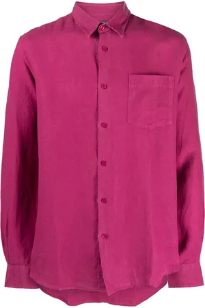 Vilebrequin Caroubis long-sleeved linen shirt