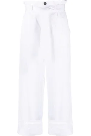 LORENA ANTONIAZZI Belted high-waisted trousers