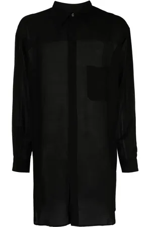 YOHJI YAMAMOTO Sheer-finish long shirt