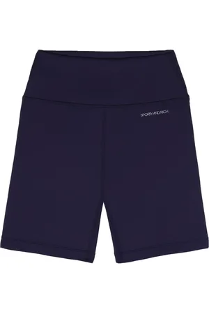 Sporty & Rich Logo-print biker shorts
