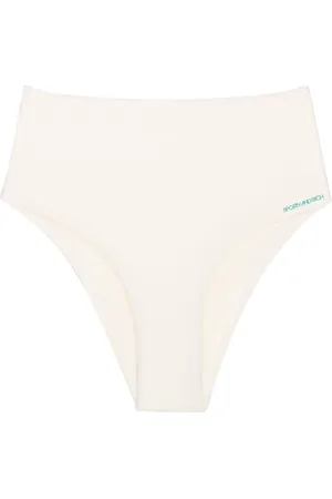 Sporty & Rich Jane logo-print bikini bottoms
