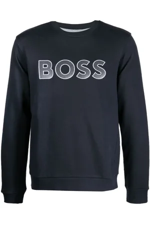HUGO BOSS Salbo logo-embroidered sweatshirt