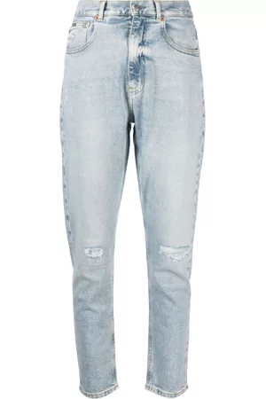 HUGO BOSS Women Tapered Jeans - Light-wash tapered jeans