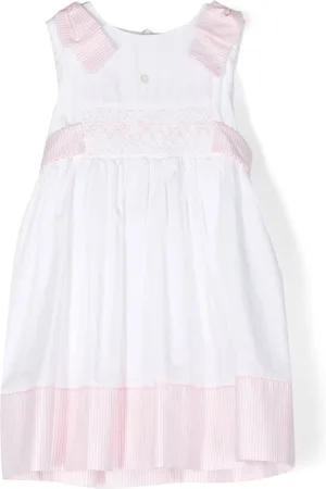 PATACHOU Striped-details flared dress