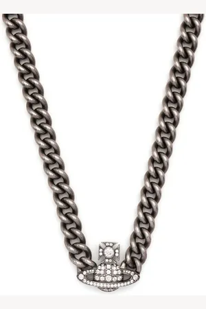 Vivienne Westwood Crystal-embellished orb necklace