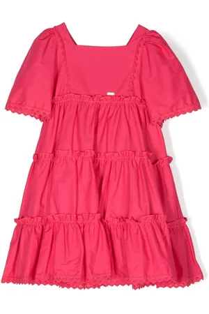 PATACHOU Ruffle-detail tiered dress
