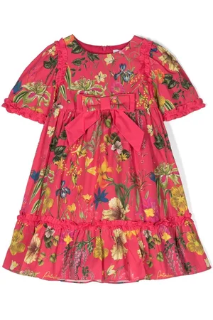PATACHOU Floral-print short-sleeved dress