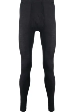 Hanro Merino-blend panelled leggings