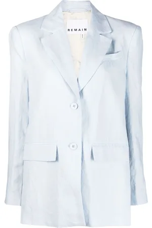 REMAIN Single-breasted linen blazer