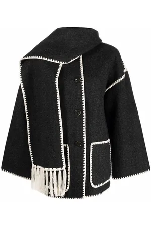 Totême Embroidered scarf jacket