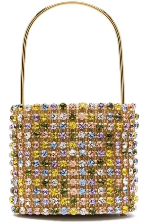 VANINA Les Nuances crystal-embellished bucket bag