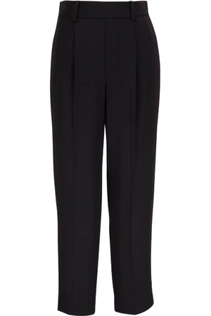 Vince High-waist tapered-leg trousers