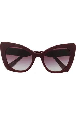 Dolce & Gabbana Logo-plaque cat-eye sunglasses