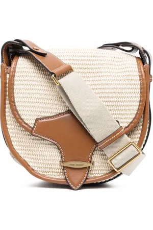 Isabel Marant Botsy leather-trim crossbody bag