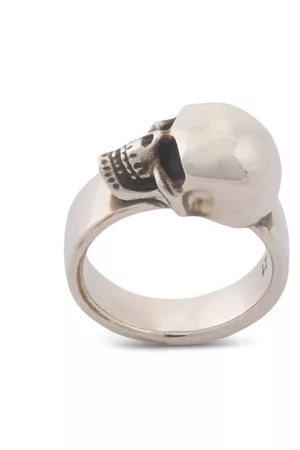 Alexander McQueen Men Rings with skull - The Side Skull ring