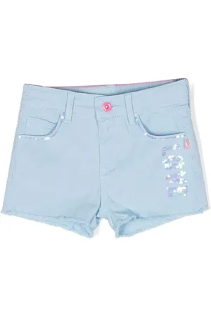 Billieblush Sequin-detail denim shorts