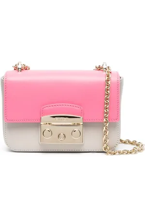 Furla Two-tone leather shoulder bag