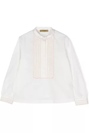 Stella McCartney Girls Shirts - Embroidered cotton blouse
