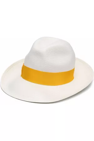 Borsalino Women Hats - Ribbon-detail straw hat