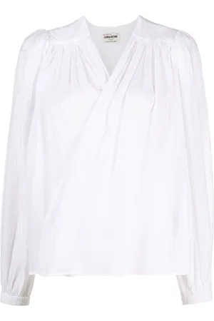 Zadig & Voltaire Tenew wrapped blouse