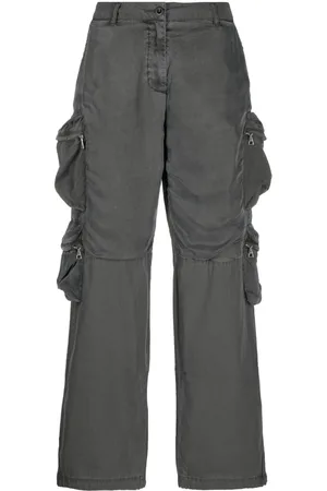 JOHN ELLIOTT Panelled parachute cargo trousers