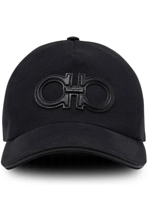 Salvatore Ferragamo Leather-patch logo cap