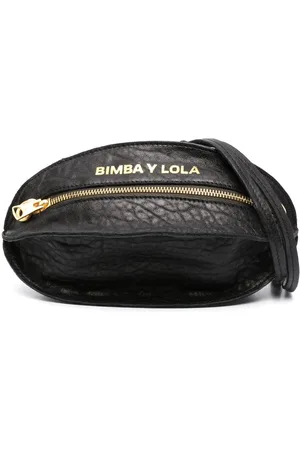 Bimba Y Lola Small Pelota Logo-print Crossbody Bag - Black