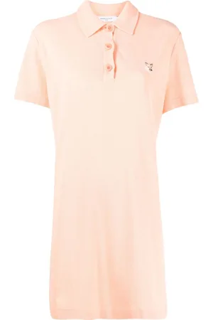 Maison Kitsuné Logo-embroidered polo dress