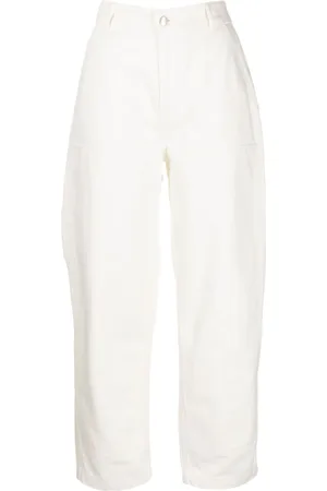 Maison Kitsuné Cropped straight-leg jeans