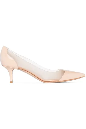 Gianvito Rossi Plexi 55mm patent leather pumps