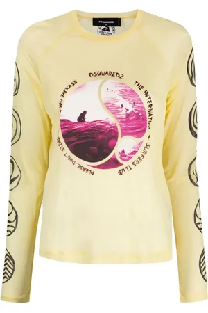 Dsquared2 Photograph-print long-sleeve T-shirt