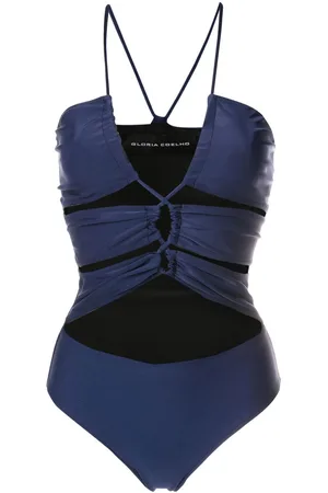 Gloria Coelho Maillot halterneck one piece