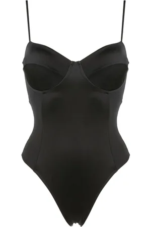 Brigitte Spaghetti-straps high-cut swimsuit
