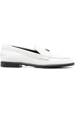 Furla Logo-plaque detail loafers
