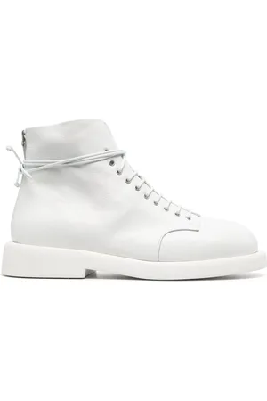MARSÈLL Round-toe lace-up boots