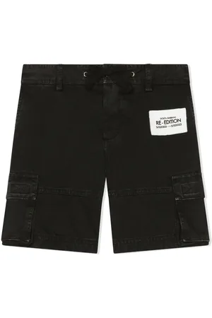 Dolce & Gabbana Garment-dyed cotton shorts