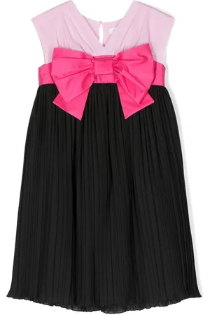 MONNALISA Bow-detailing sleeveless dress