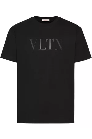 VALENTINO GARAVANI Men Short Sleeve - VLTN-print cotton T-shirt
