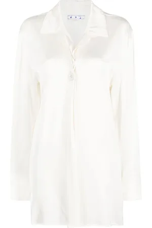 OFF-WHITE Satin long-sleeve shirt