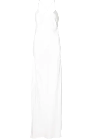 Michelle Mason Open-back silk gown