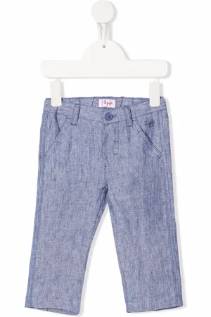 Il gufo Embroidered-logo detail trousers
