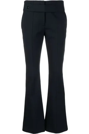 Dorothee Schumacher Flared-cut button-detail trousers