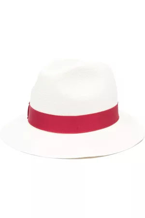 Borsalino Women Fedora Hats - Panama straw fedora hat