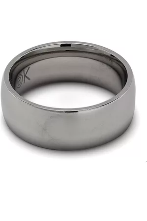 Nialaya Men Rings - Curved wide band ring