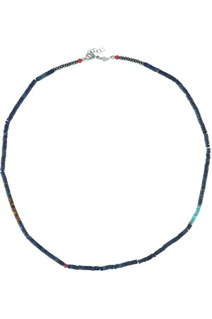 Nialaya Heishi lapis bead necklace